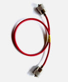 CB Radio Aerial Coax RED RG58 Soldered PL259 Plugs