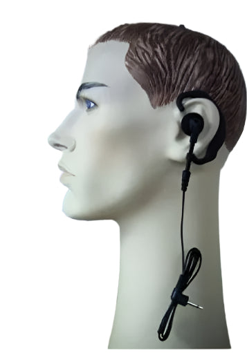 Radio scanner earpiece comfy rubber 3.5mm OR 2.5MM jack