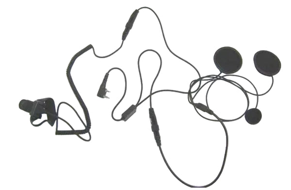 Motorcycle Open Face Helmet Radio Headset (Choose radio from Drop-down box)