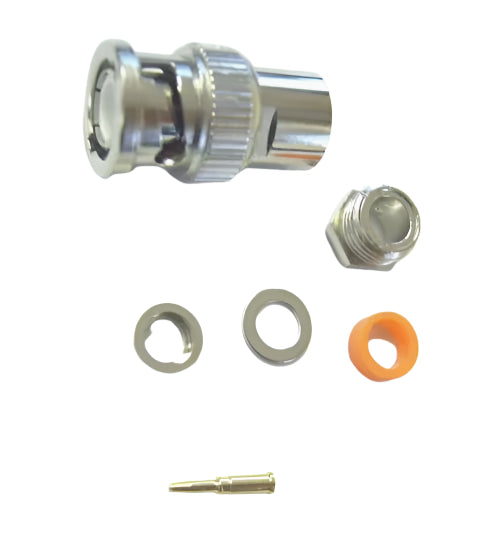 BNC Plug Clamp Nut Type for RG58 Coax