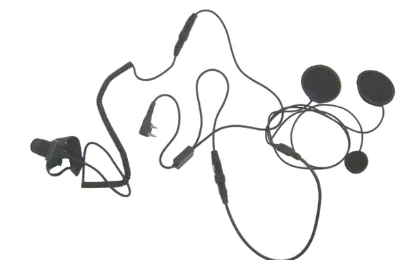 Motorcycle Full Face Helmet Radio Headset (Choose radio from drop-down box)