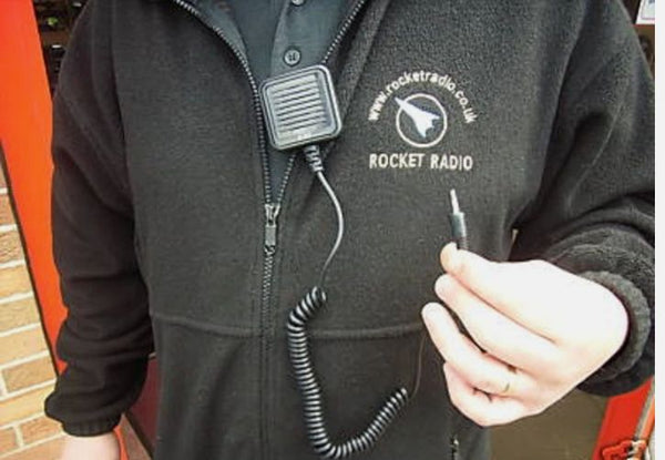 Radio Scanner Lapel Speaker 3.5mm Mono Plug