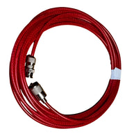 Radio Scanner Antenna Coaxial RED RG58 PL259 and BNC Plug