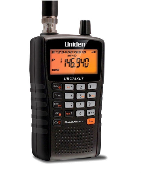 Radio Scanner UBC75XLT Uniden Bearcat Airband Marine 300 Channel with Close Call